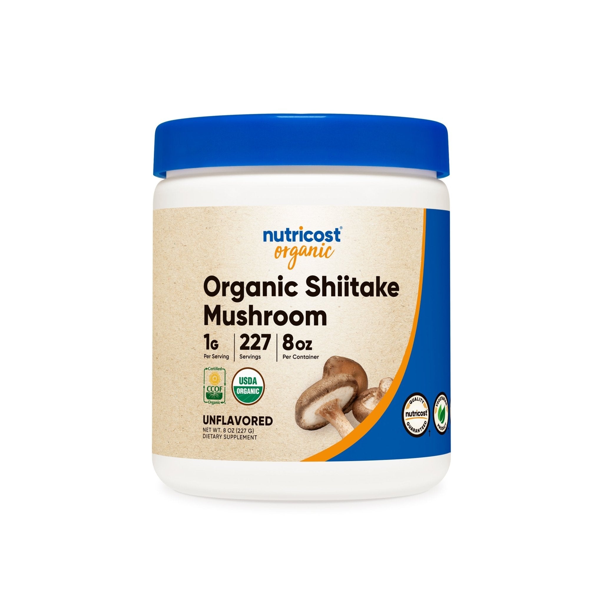 Nutricost Organic Shiitake Mushroom Powder - Nutricost