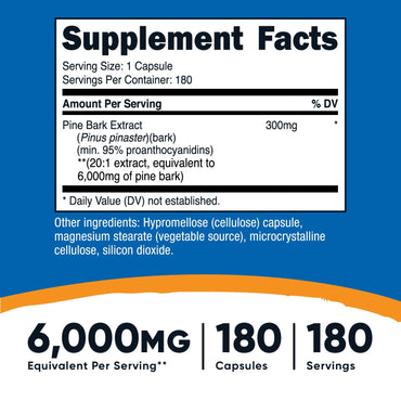 Nutricost Pine Bark Extract - Nutricost