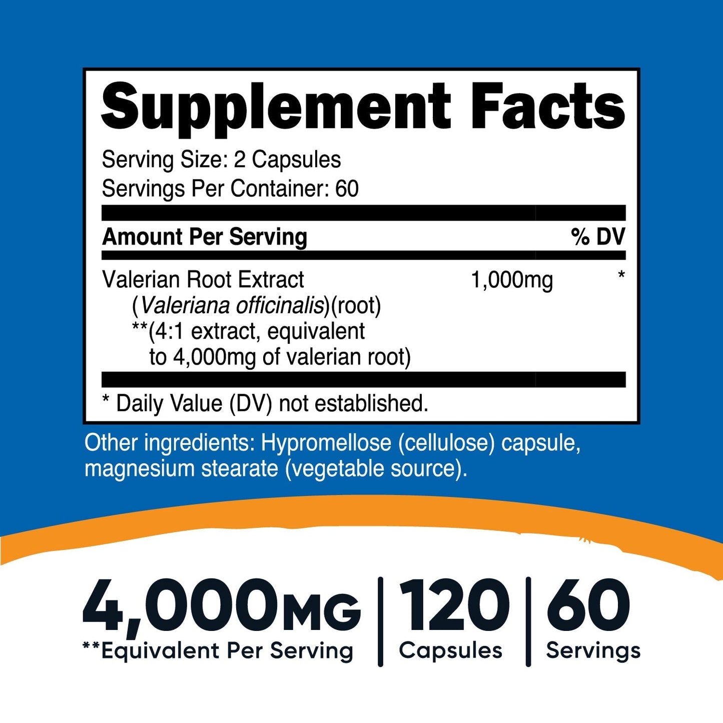 Nutricost Valerian Root Capsules - Nutricost