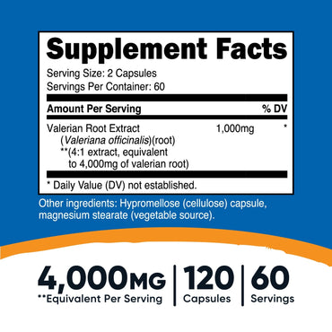 Nutricost Valerian Root Capsules - Nutricost