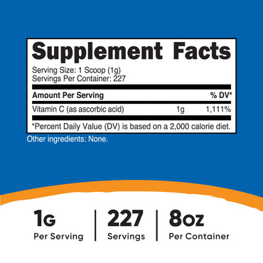 Nutricost Vitamin C Powder - Nutricost