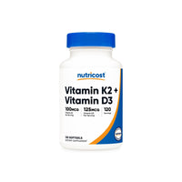 Nutricost Vitamin K2 + Vitamin D3 Softgels - Nutricost